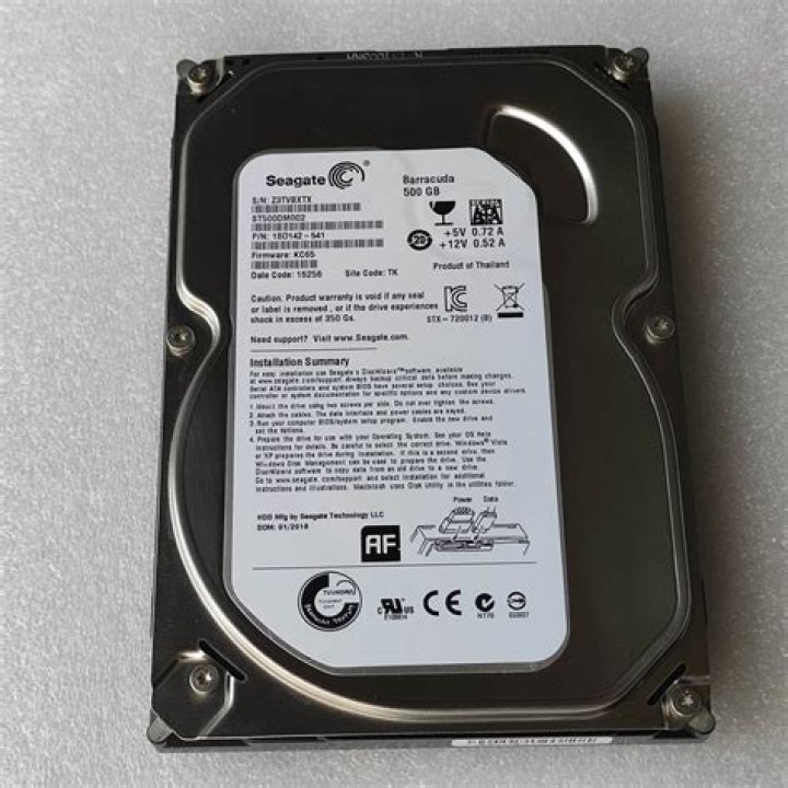 How much usable space is on a 500gb hard drive?
