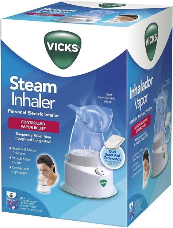 How often can you use Vicks Steam Inhaler?