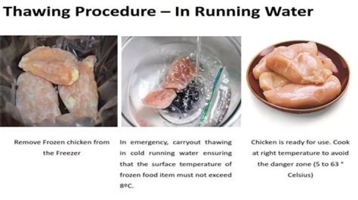 How should a frozen pre impregnated cloth be thawed?
