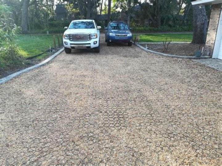 How thick should a gravel parking pad be?