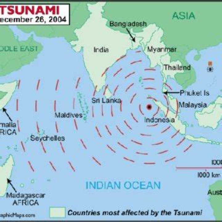 How was Somalia affected by the 2004 tsunami?