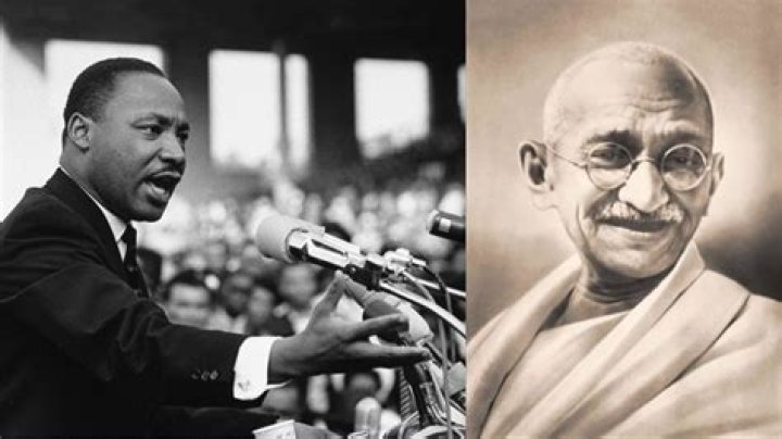 How were Gandhi and Martin Luther King Jr different?