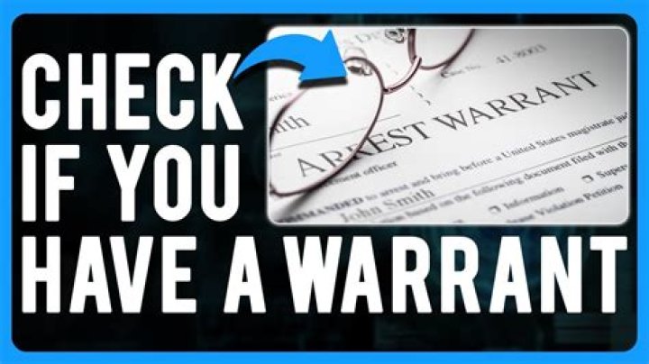 How you know if you have a warrant?