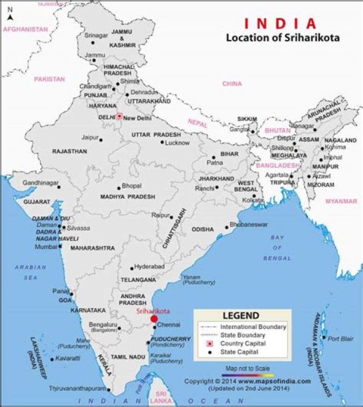 In which state is Sriharikota?