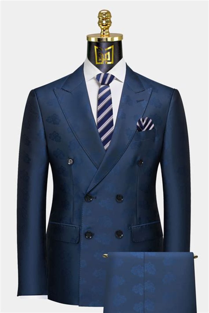 Is a dark blue suit formal?