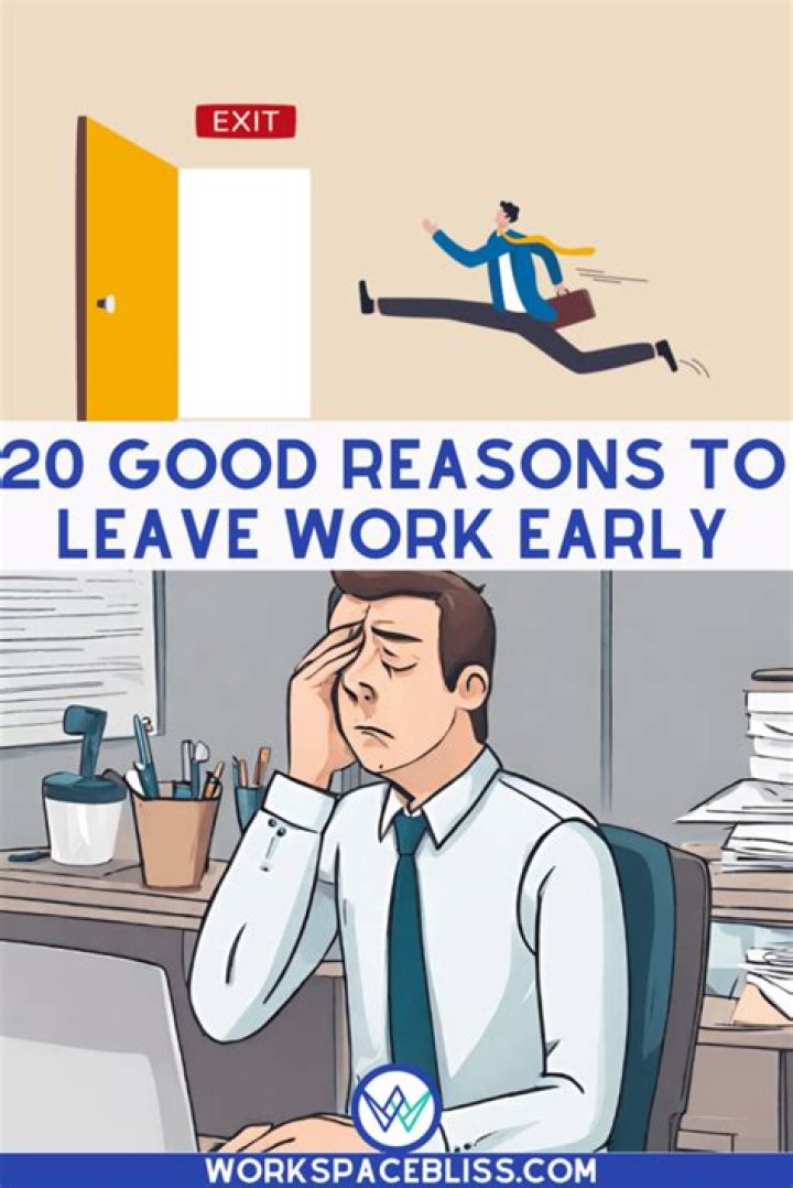 Is a toothache a good reason to leave work early?