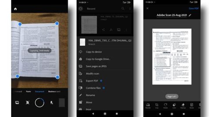 Is Adobe scan available on Android?