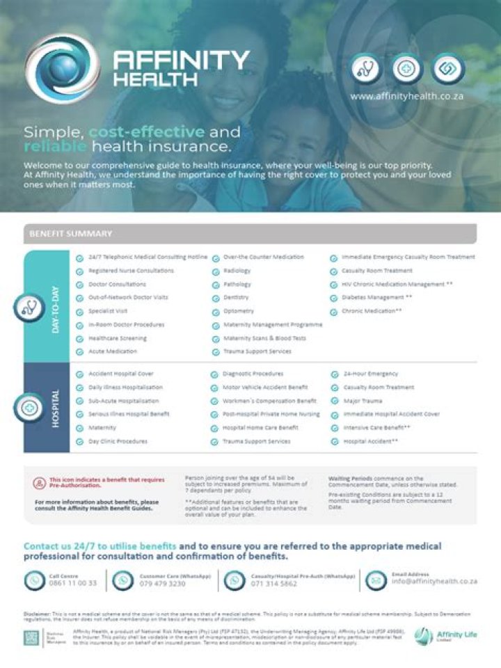 Is Affinity Health a medical aid scheme?