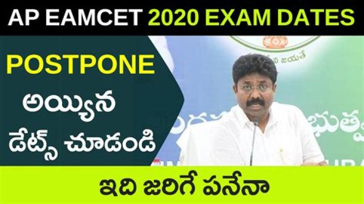Is AP eamcet 2020 postponed?