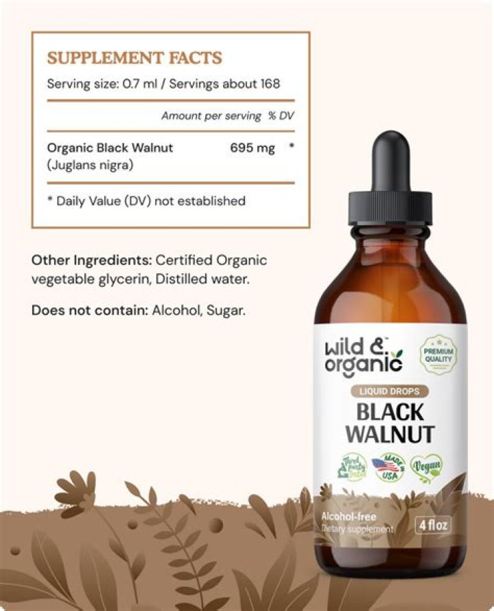 Is black walnut tincture safe?