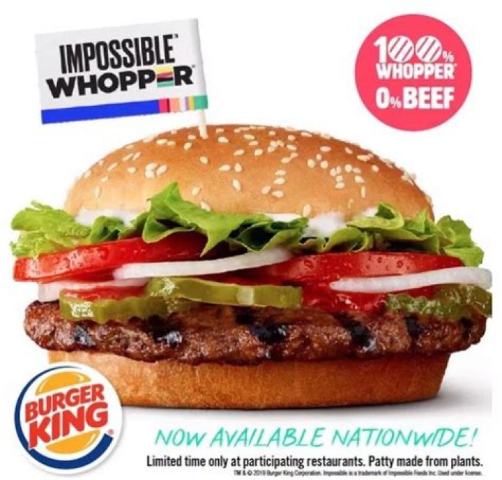 Is Burger King impossible whopper halal?