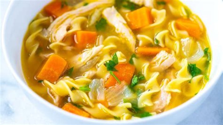 Is chicken noodle soup high in protein?