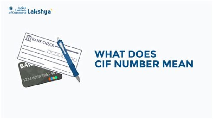 Is CIF number and customer ID same?