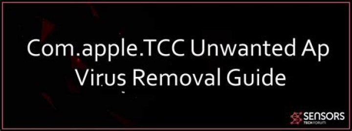 Is com Apple TCC a virus?