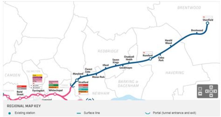 Is Crossrail going to Brentwood?