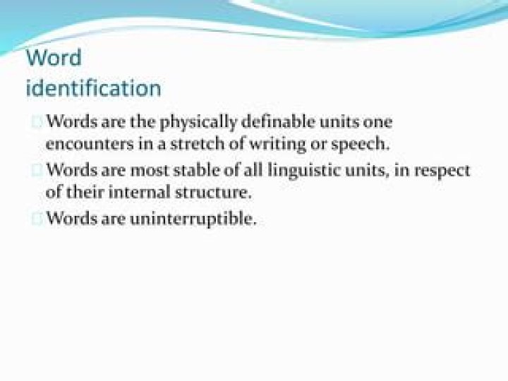 Is definable a word?
