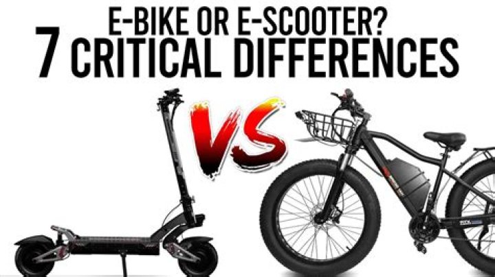 Is electric scooter better than bike?