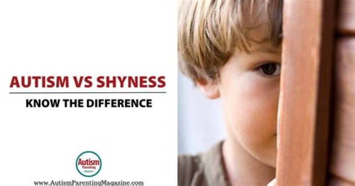 Is extreme shyness autism?