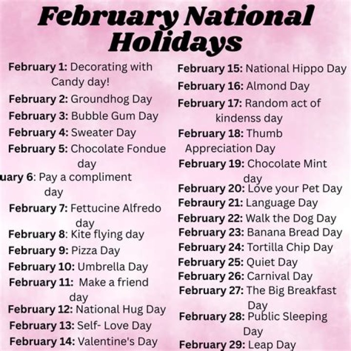 Is February 19 a holiday?