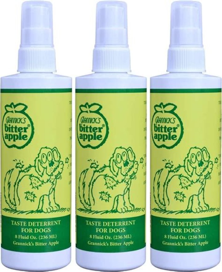 Is Grannicks bitter apple safe to spray in dog's mouth?