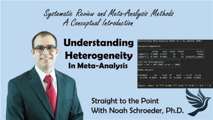 Is heterogeneity good or bad in meta analysis?