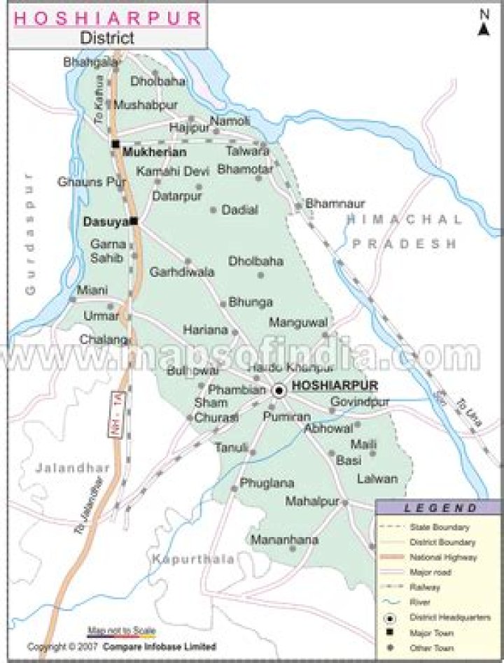 Is Hoshiarpur a district?