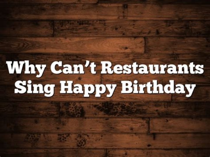 Is it against the law to sing Happy Birthday?