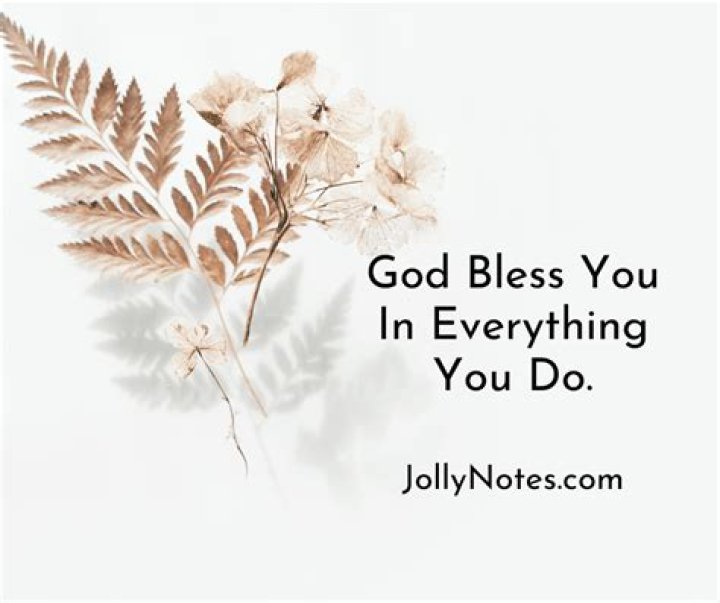 Is it God bless or God bless you?