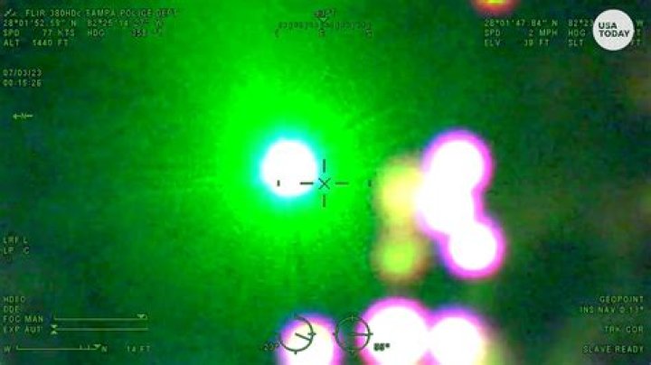 Is it illegal to shine a laser at a helicopter?