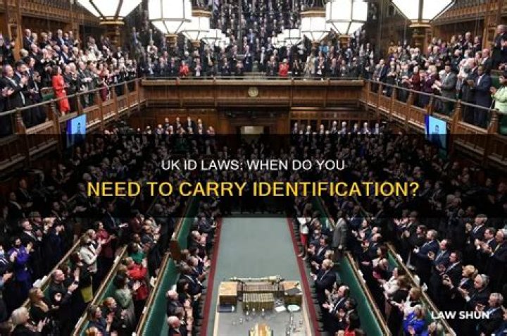 Is it law to carry ID in UK?