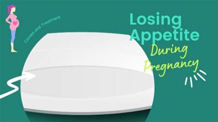 Is it normal to lose your appetite in late pregnancy?