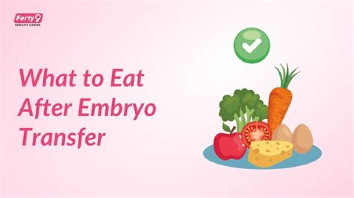 Is it OK to eat hot food after embryo transfer?