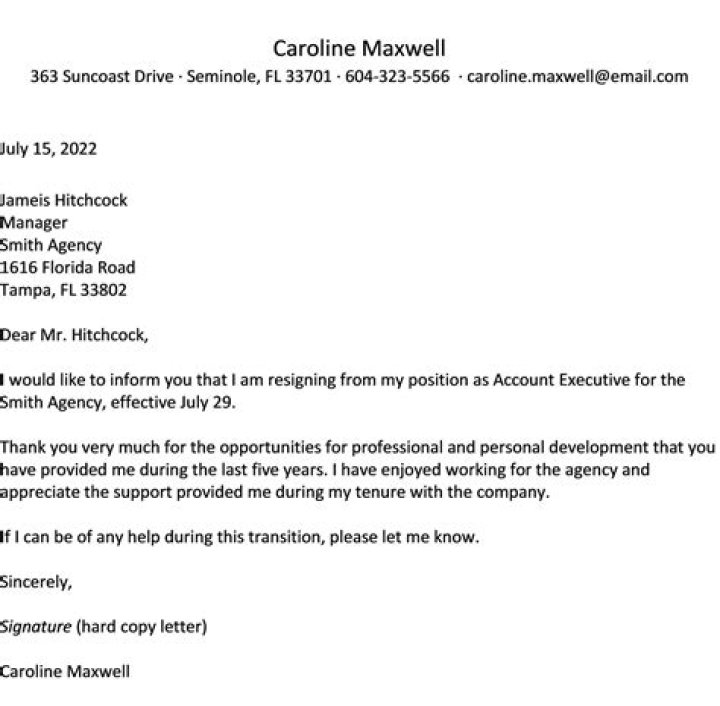 Is it OK to quit over email?