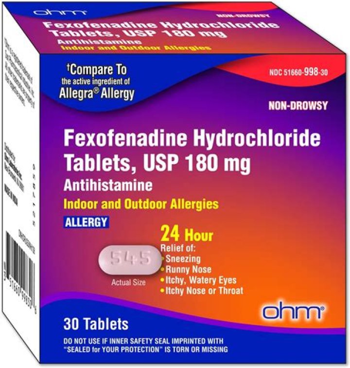 Is it safe to take fexofenadine everyday?