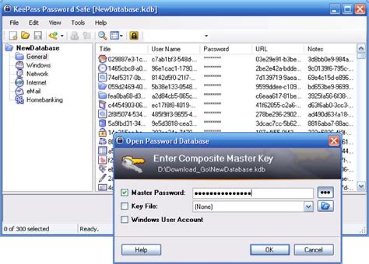 Is KeePass file safe?