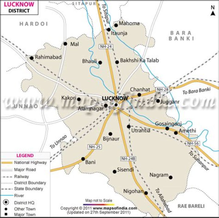 Is Lucknow in UP East or up West?