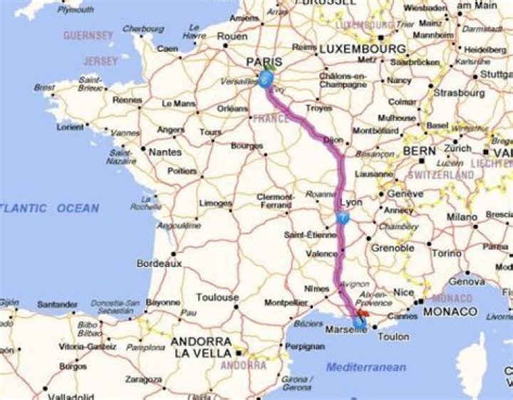 Is Marseille close to Paris?