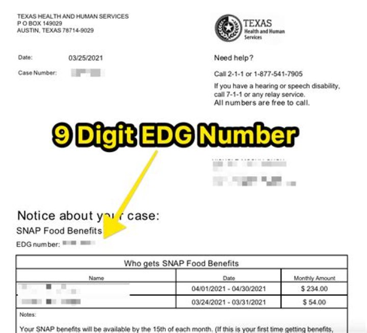 Is my EDG number my case number?
