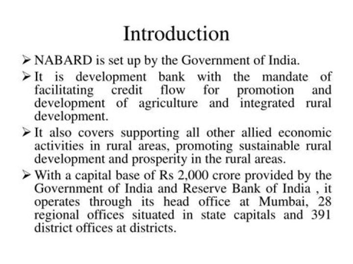 Is nabard subsidiary of RBI?