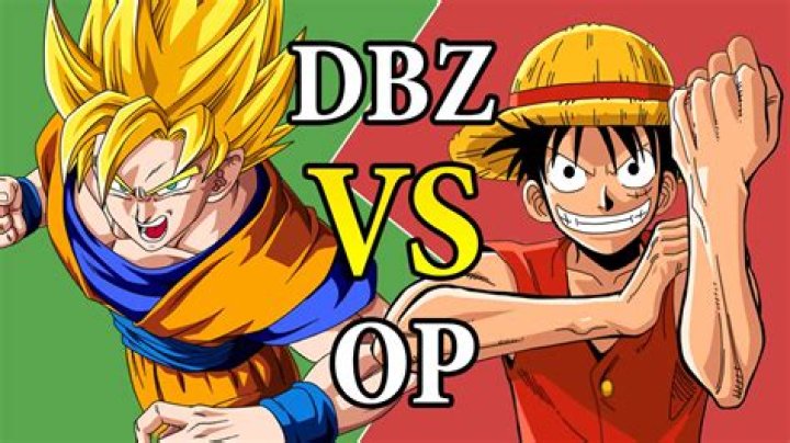 Is one piece better than Dragon Ball Z?