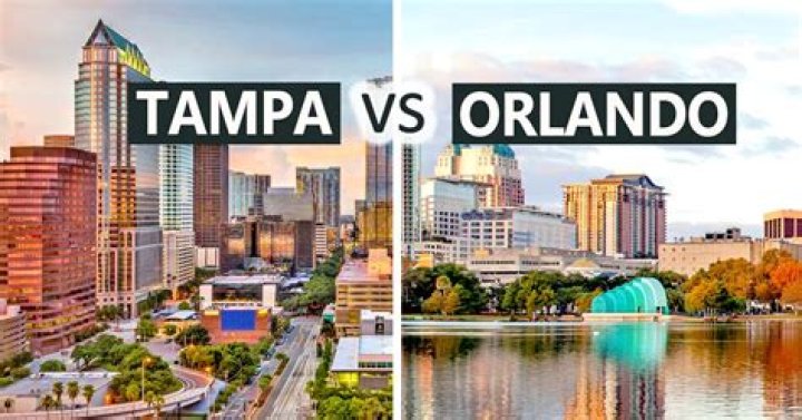 Is Orlando or Tampa bigger?