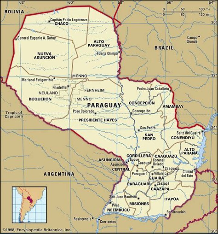 Is Paraguay the only landlocked country?