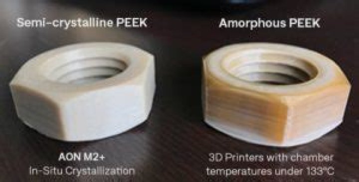 Is Peek amorphous or crystalline?
