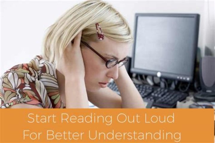 Is reading out loud better?