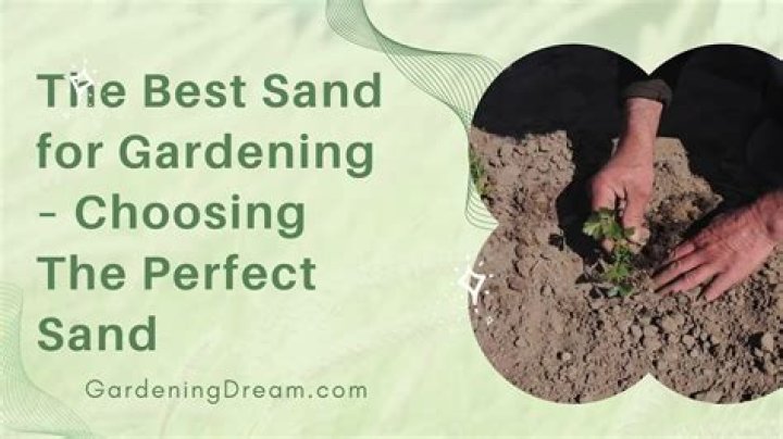 Is sand good for landscaping?