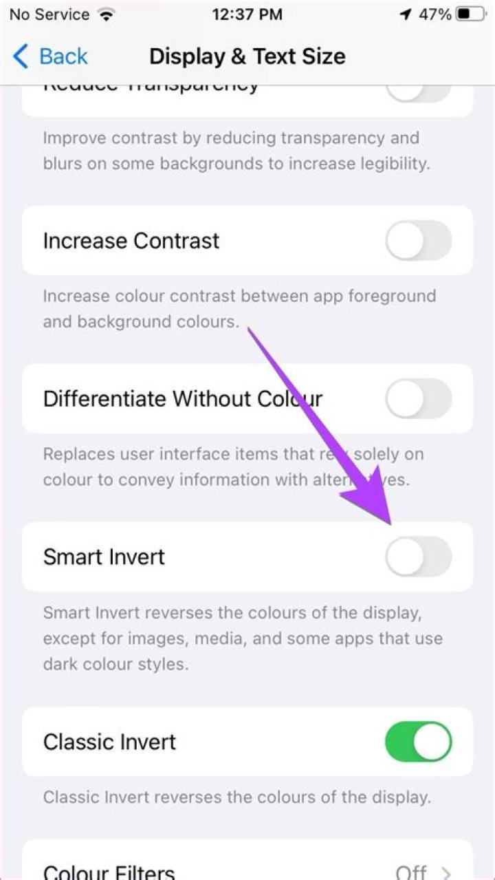 Is Smart invert better for your eyes?