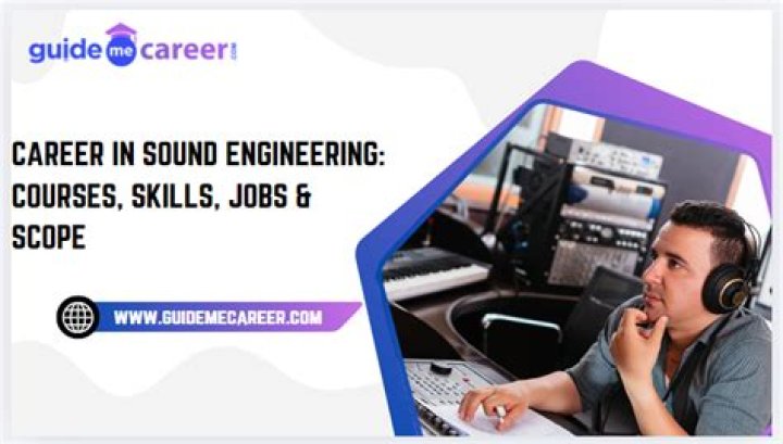 Is sound engineering a good career?