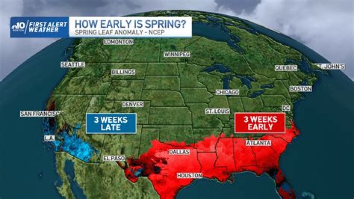 Is spring coming early in 2020?