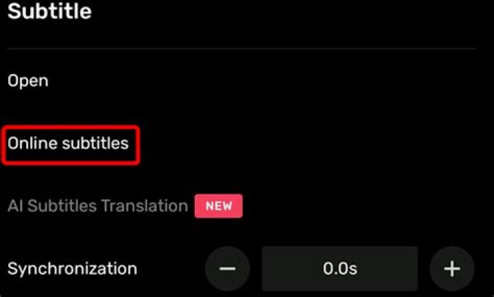 Is subtitles available on MX player?