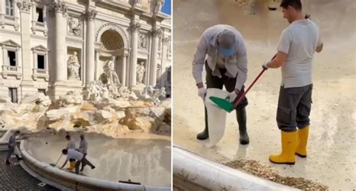 Is taking money from a fountain illegal?